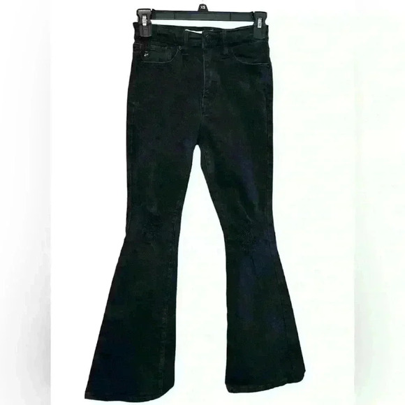 🎉Host Pick times 2 🎉KanCan Petite Black high rise bootcut jeans size 1/24 - Picture 3 of 11